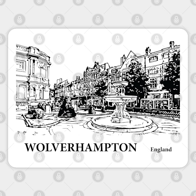 Wolverhampton England Magnet by Lakeric